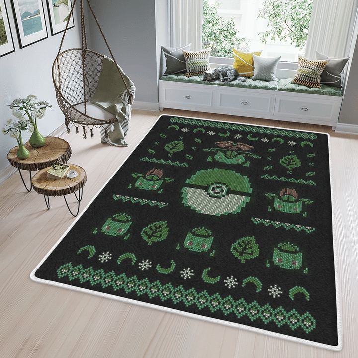 Venusaur Pokemon 8 Bit Rug