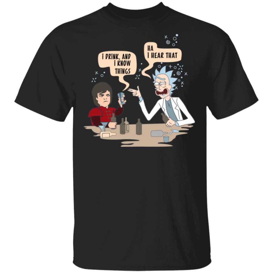 Rick And Morty Vs Tyrion Funny Shirt