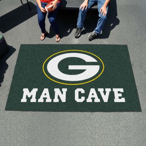 Green Bay Packers Man Cave Ultimat Logo Custom Area Rug Carpet Full Sizes Home Living Rugs Carpet Decor