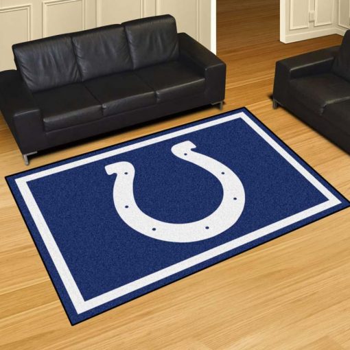 Indianapolis Colts Logo Custom Area Rug Carpet Full Sizes Home Living Rugs Carpet Decor