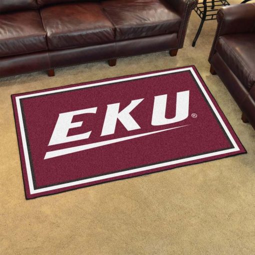 Eastern Kentucky Logo Custom Area Rug Carpet Full Sizes Home Living Rugs Carpet Decor