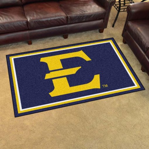 East Tennessee State Logo Custom Area Rug Carpet Full Sizes Home Living Rugs Carpet Decor