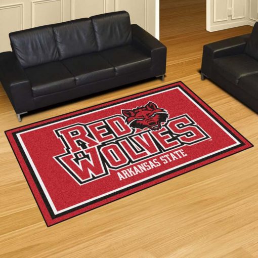 Arkansas State Logo Custom Area Rug Carpet Full Sizes Home Living Rugs Carpet Decor