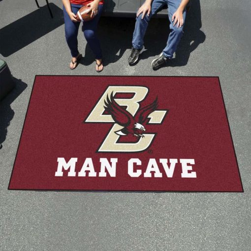 Boston College Man Cave Ultimat Logo Custom Area Rug Carpet Full Sizes Home Living Rugs Carpet Decor