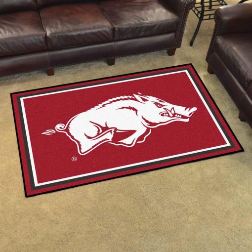 Arkansas Logo Custom Area Rug Carpet Full Sizes Home Living Rugs Carpet Decor