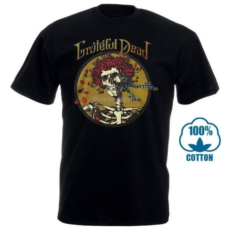 Grateful Dead Grateful Skull T Shirt Brand Official T Shirt