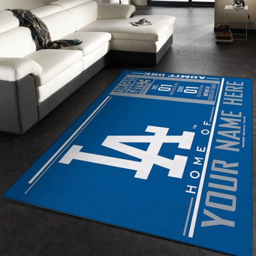 Customizable Los Angeles Dodgers Wincraft Personalized Rug All Over Print Logo Custom Area Rug Carpet Full Sizes Home Living Rug Carpet Decor