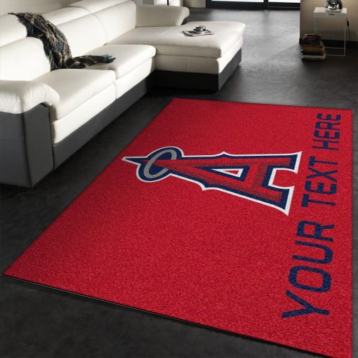 Customizable Los Angeles Angels Personalized Accent Rug Rug All Over Print Logo Custom Area Rug Carpet Full Sizes Home Living Rug Carpet Decor