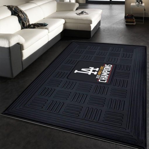 Los Angeles Dodgers 2020 World Series Champions Rug All Over Print Logo Custom Area Rug Carpet Full Sizes Home Living Rug Carpet Decor