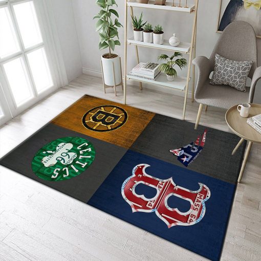 Boston Celtics Area Rugs Boston Red Sox Rug All Over Print Logo Custom Area Rug Carpet Full Sizes Home Living Rug Carpet Decor