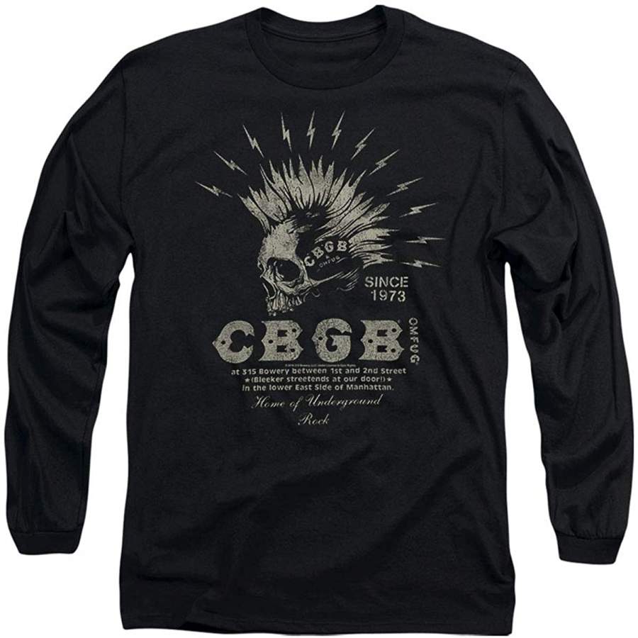 CBGB New York Rock Club Classic Longsleeve T Shirt