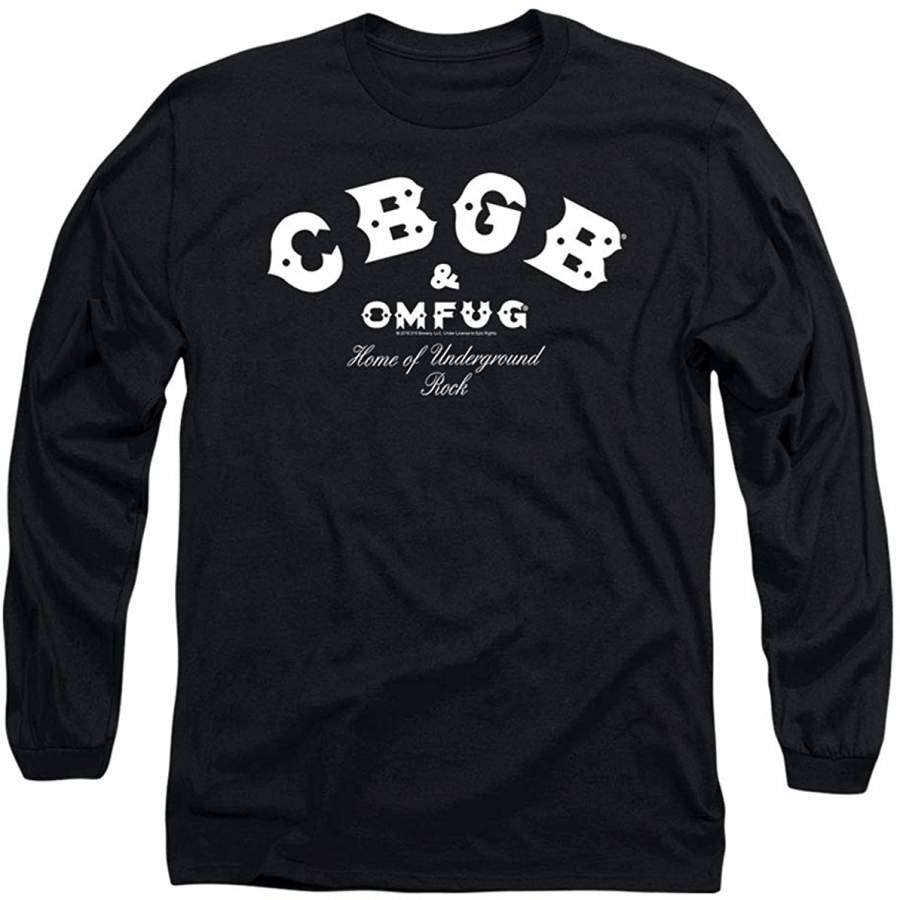 CBGB New York Rock Club Classic Logo Longsleeve T Shirt