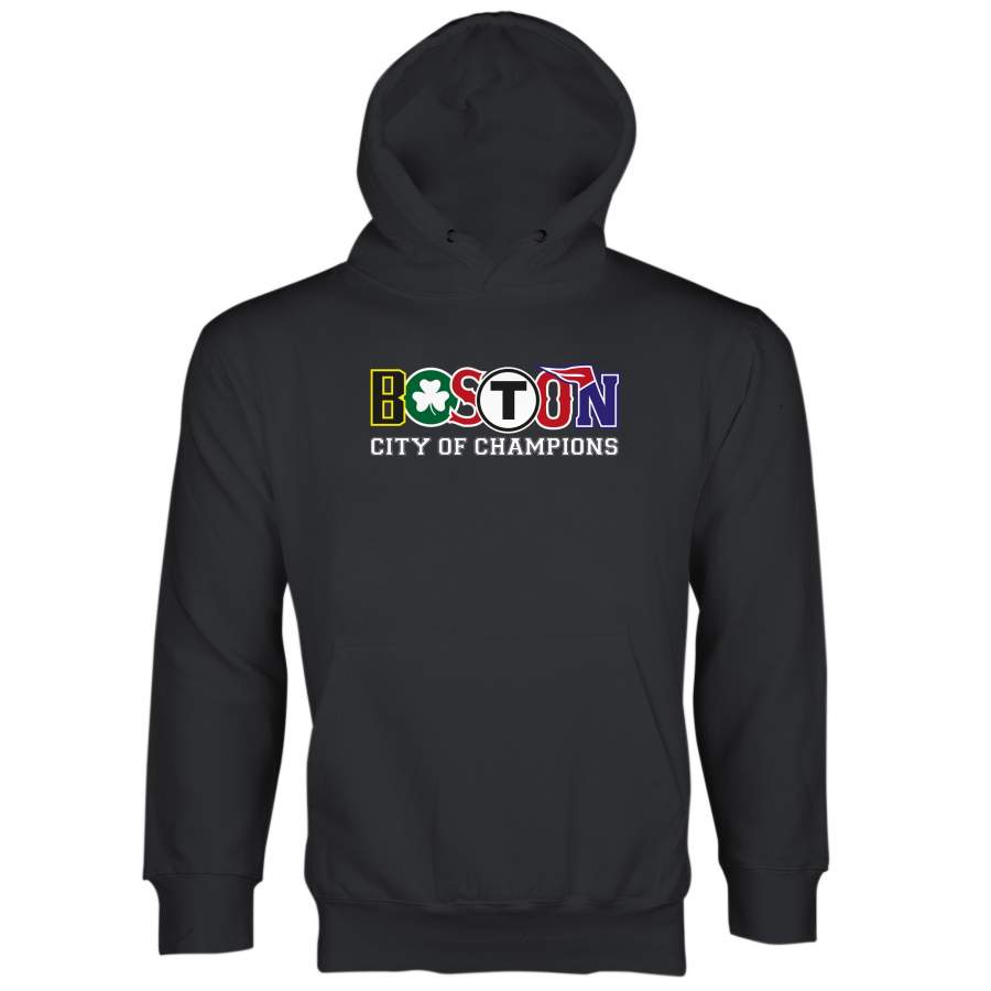 Boston City of Champions Hoodie Boston Sports Hoodie