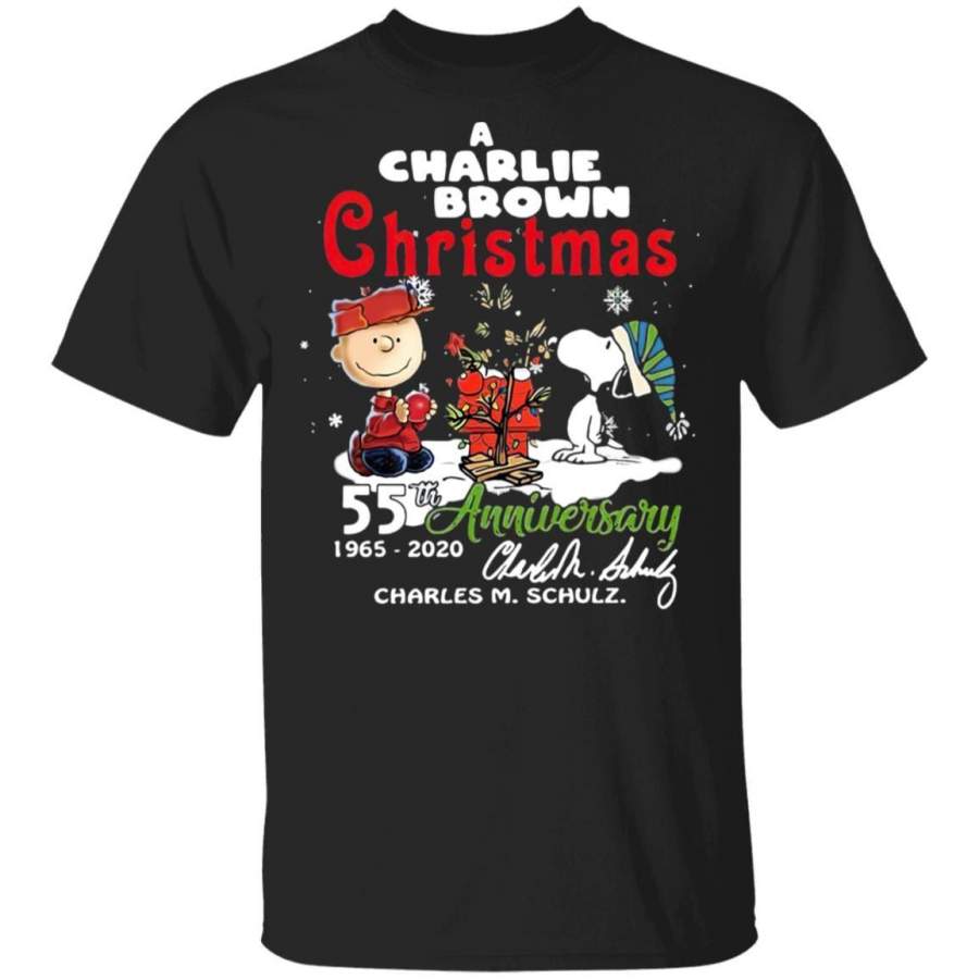 A Charlie Brown Christmas 55th Anniversary 1965-2020 Charles M Schulz Snoopy Shirt