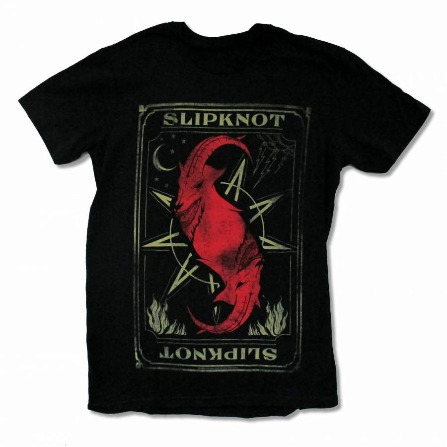 Slipknot Goat Tarot Black T Shirt New Band Music