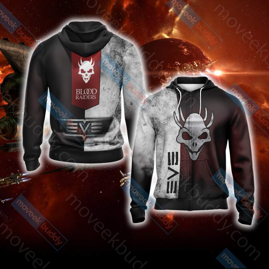 Eve online – Blood Raiders Zip Up All-over print unisex pullover hoodie