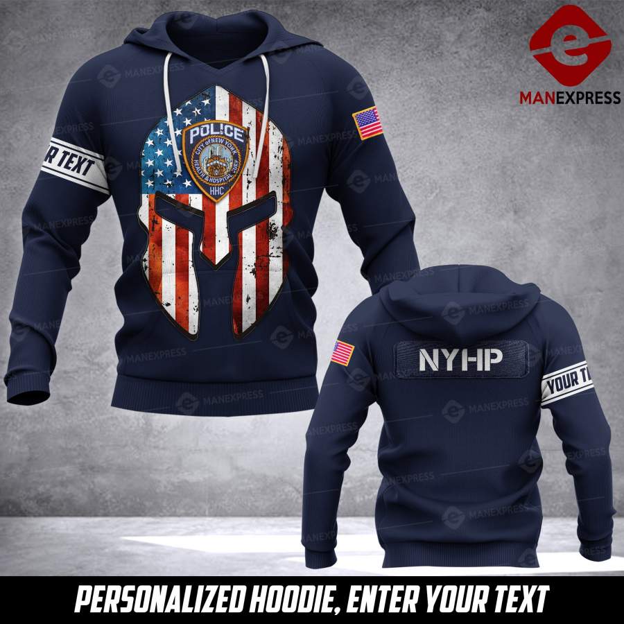 Ah Personalized New York City Department Of Health And Hospitals Police – Nyhp All-over Pullover Hoodie Print Unisex