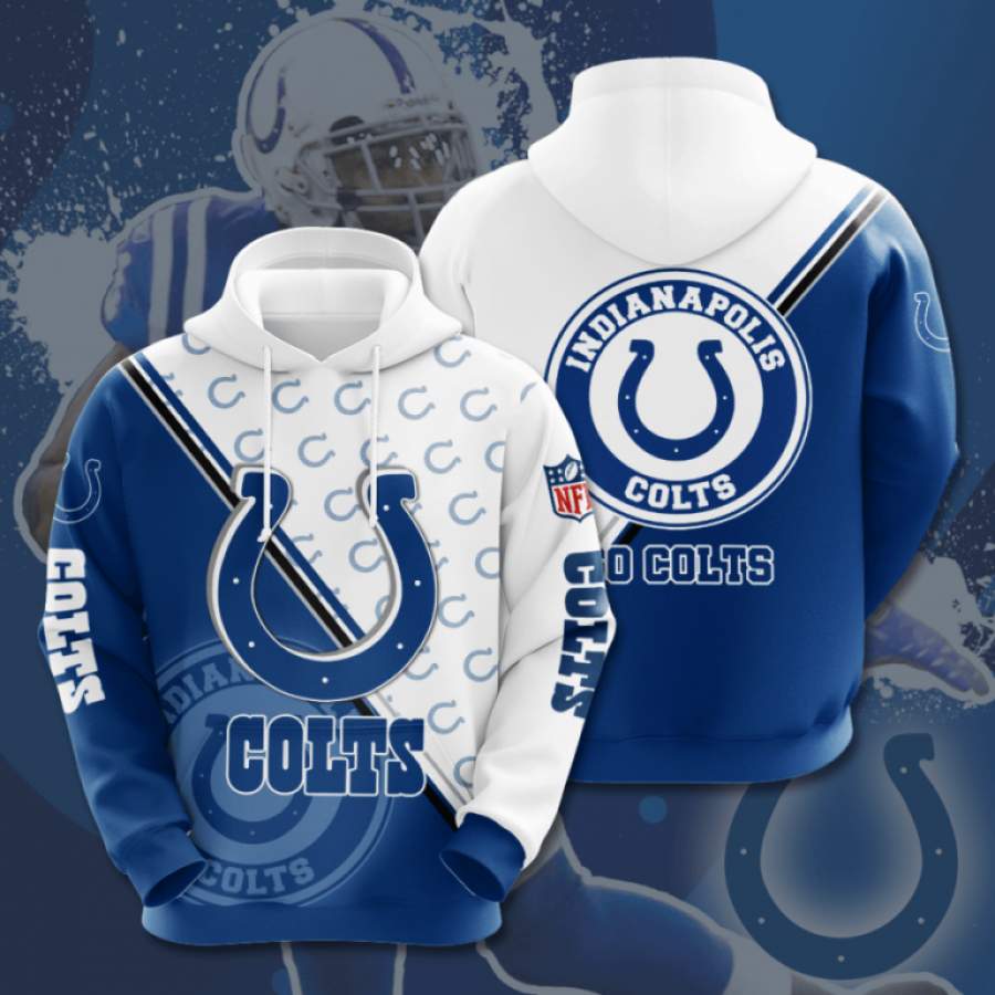 Indianapolis Colts Hoodie 3D Style3522 All Over Printed