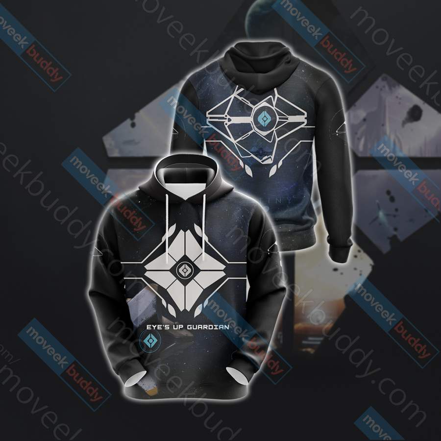 Destiny 2 Shadowkeep Ghost Emblem All-over print unisex pullover hoodie