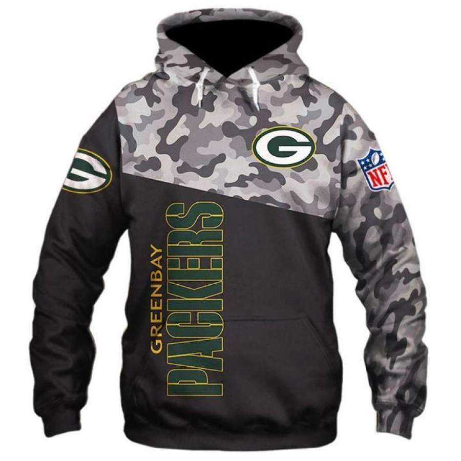 Green Bay Packers Hoodie 3D Style2969 All Over Printed