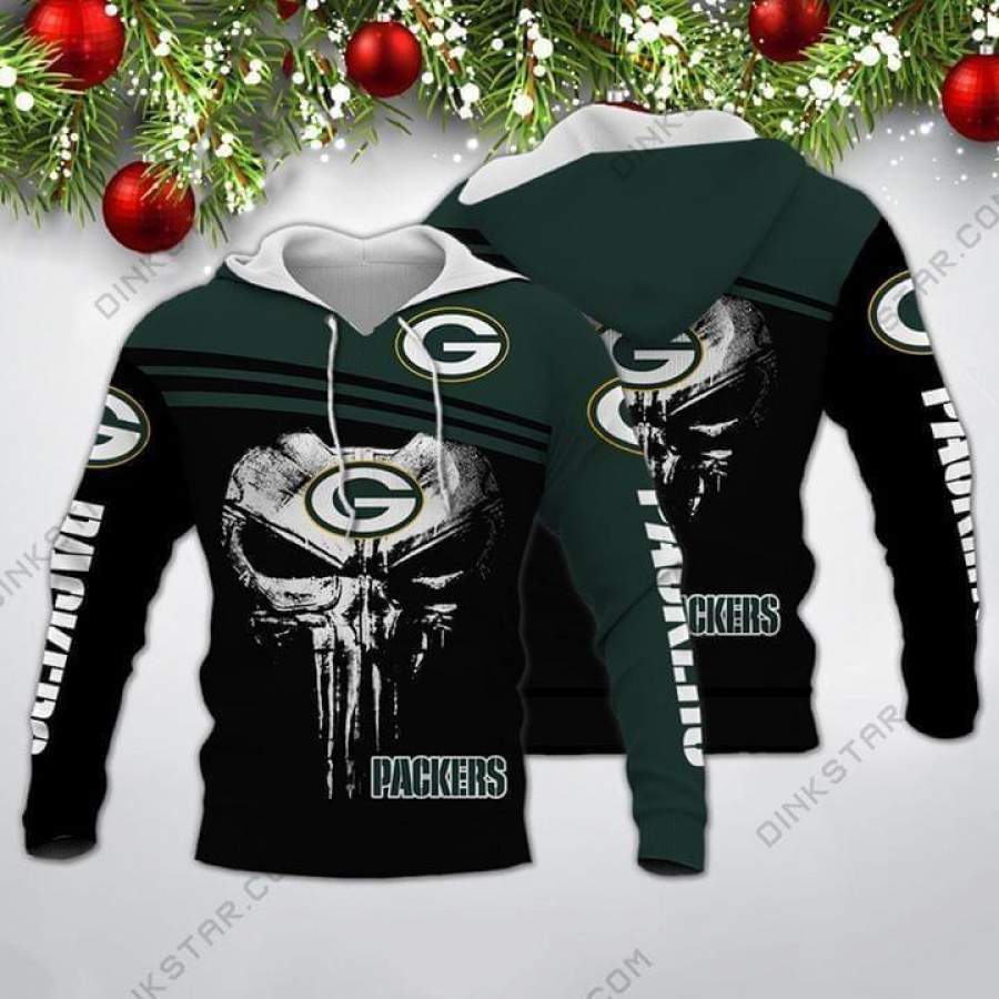 Green Bay Packers Hoodie 3D Style2964 All Over Printed