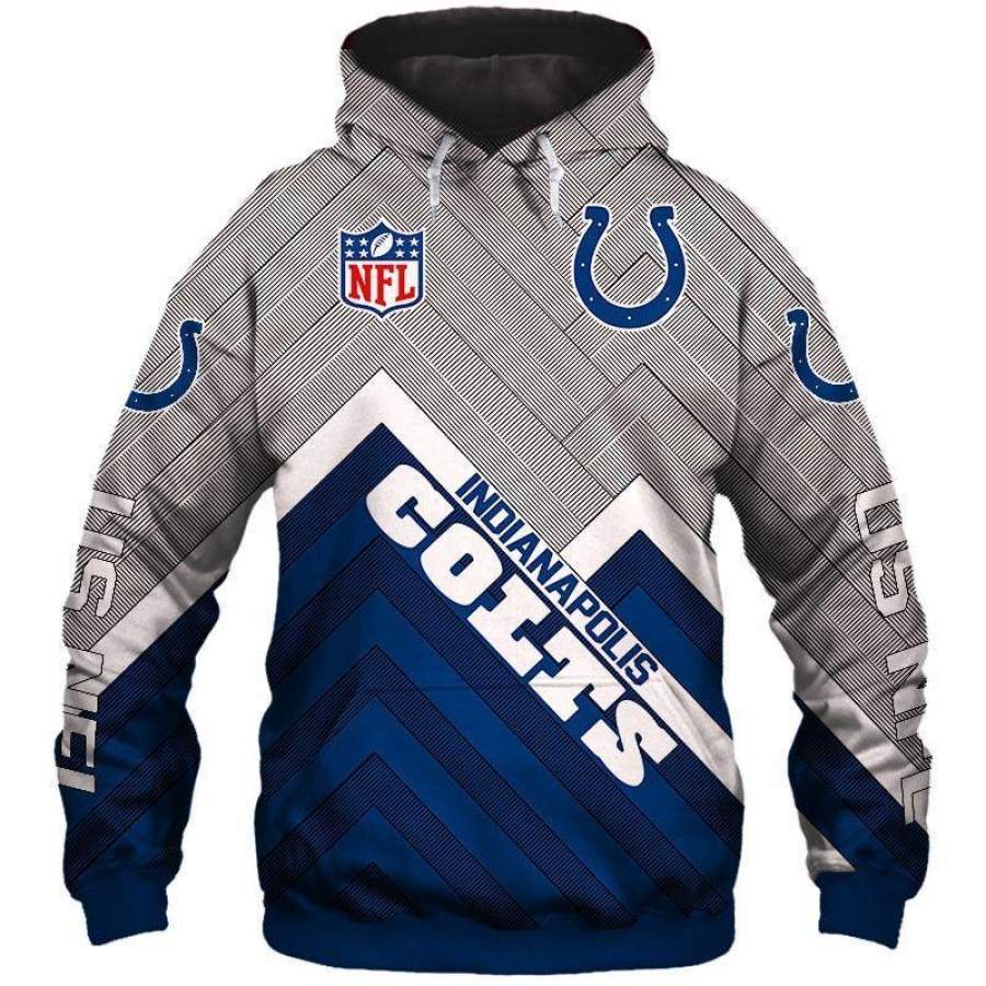 Indianapolis Colts Hoodie 3D Style3014 All Over Printed