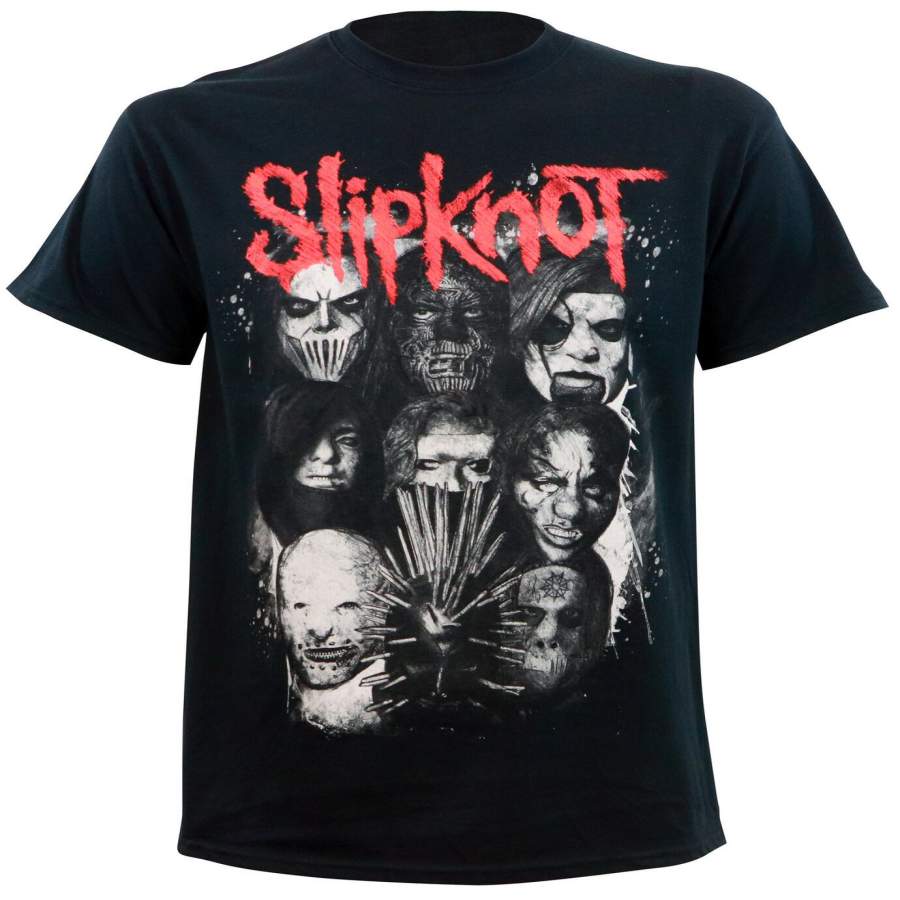 Slipknot We Are Not Your Kind Red Grey Logo T-shirt