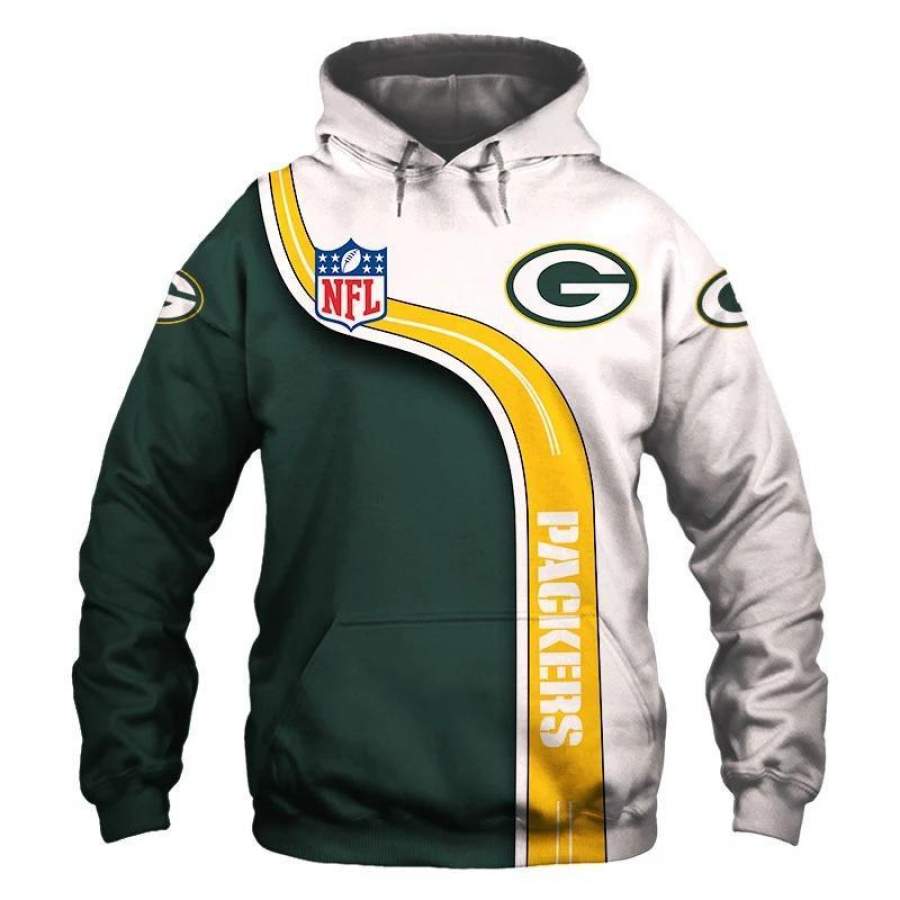 Green Bay Packers Hoodie 3D Style2942 All Over Printed