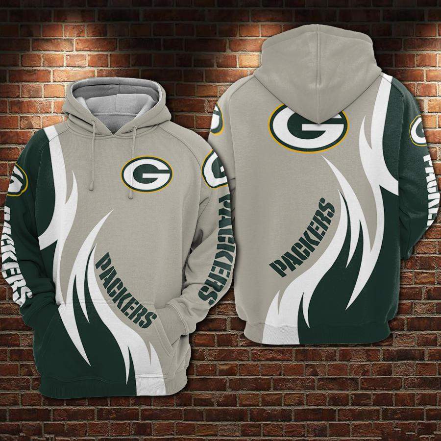 Green Bay Packers Hoodie 3D Style2859 All Over Printed