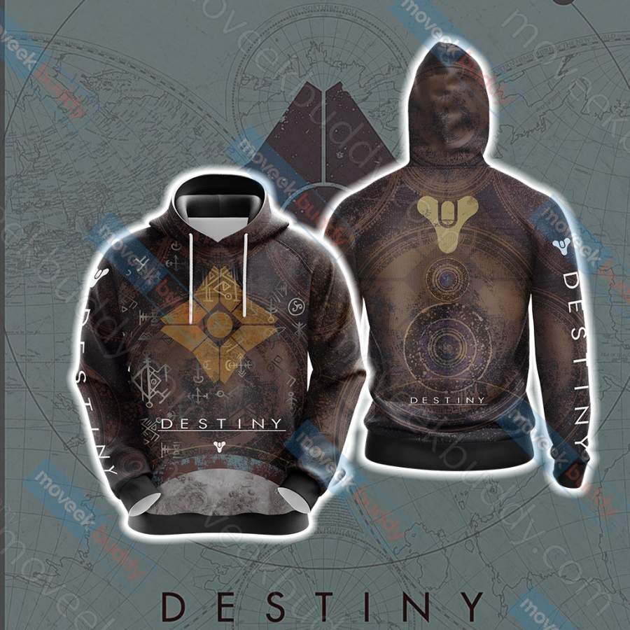 Destiny 2 Ghost Shell All-over print unisex pullover hoodie