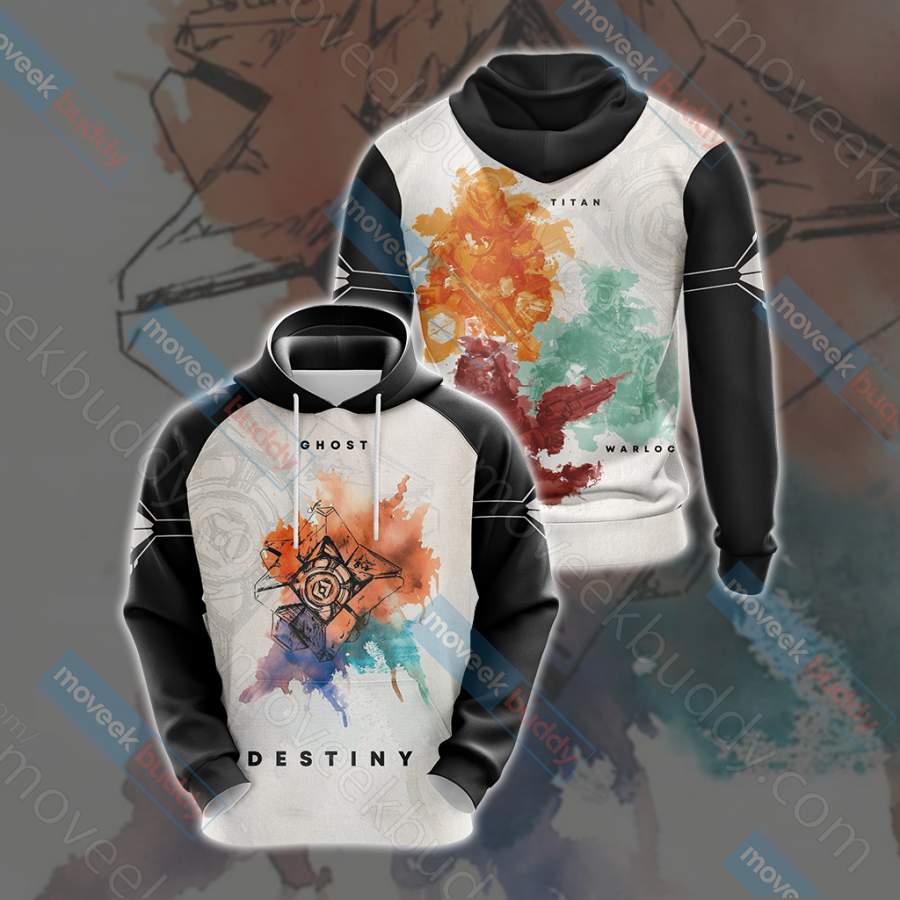 Destiny – Ghost New Look All-over print unisex pullover hoodie