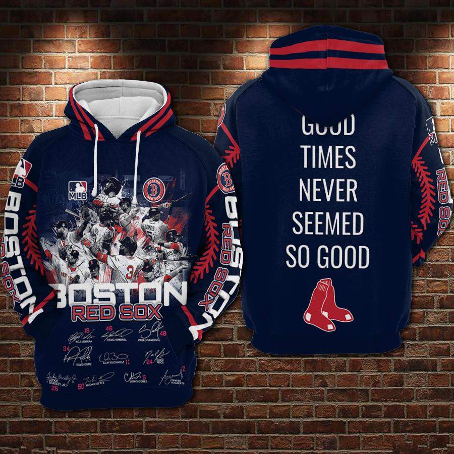 Boston Red Sox Hoodie 3D Style2250 All Over Printed