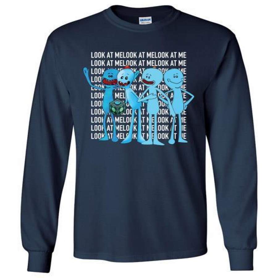 Rick And Morty Shirt Mr. Meeseeks Look at Me Long Shirt