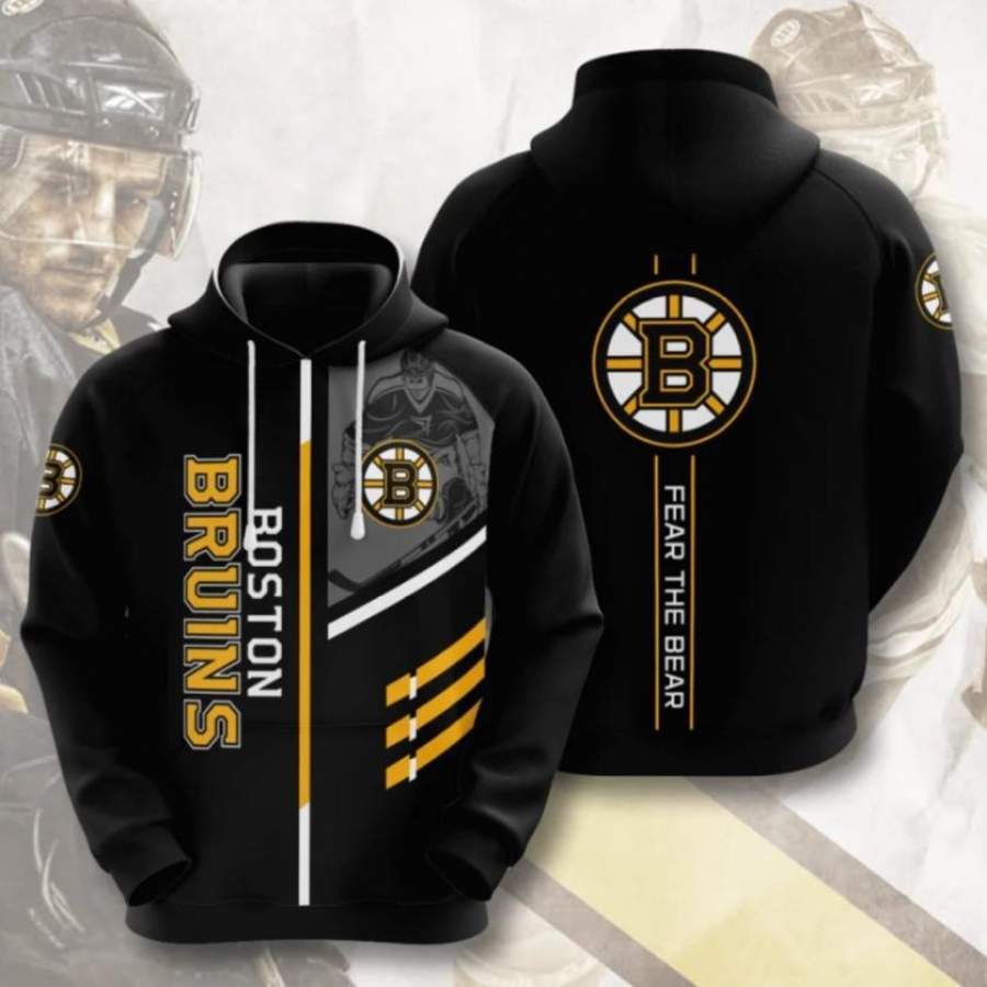 Boston Bruins Hoodie 3D Style2093 All Over Printed