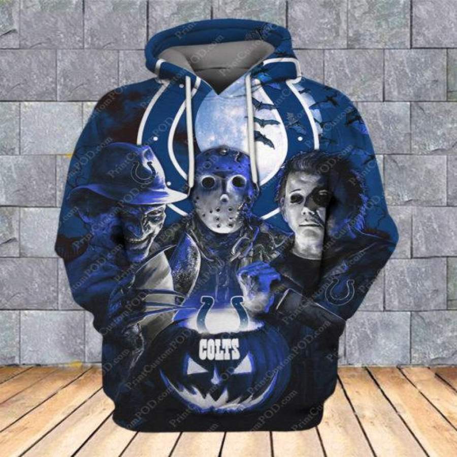 Indianapolis Colts All Over Print ?C Indianapolis Colts 3D Hoodie