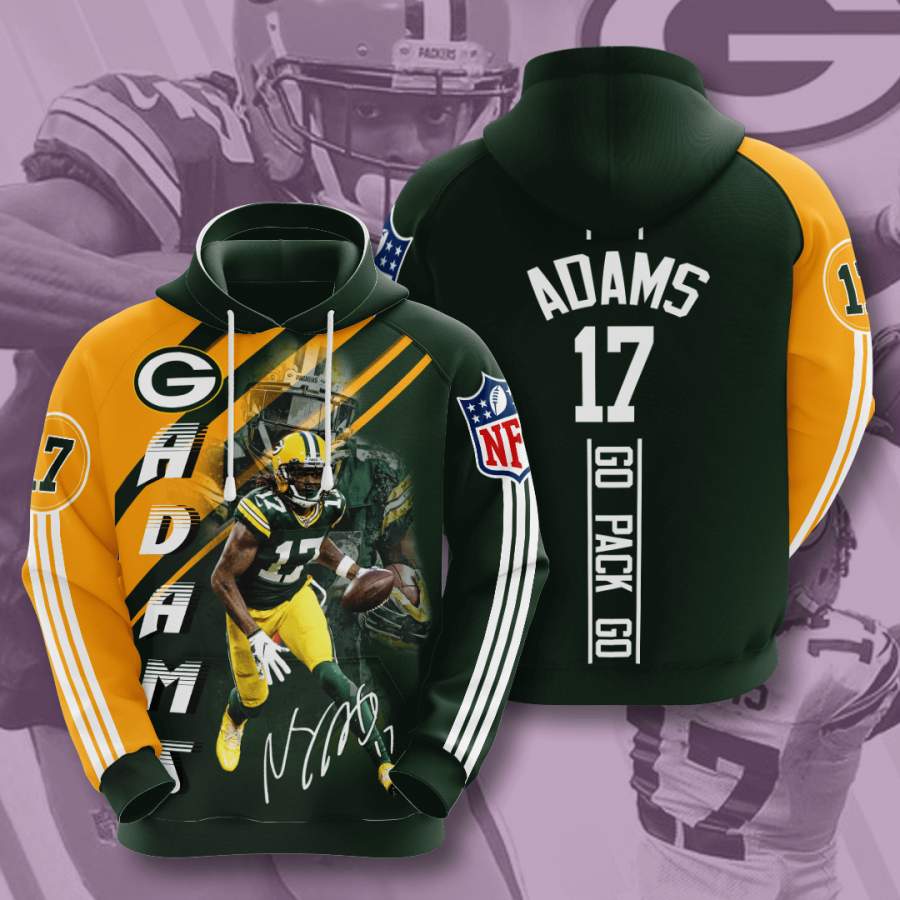 Green Bay Davante Adams Hoodie Unisex 3D All Over Print