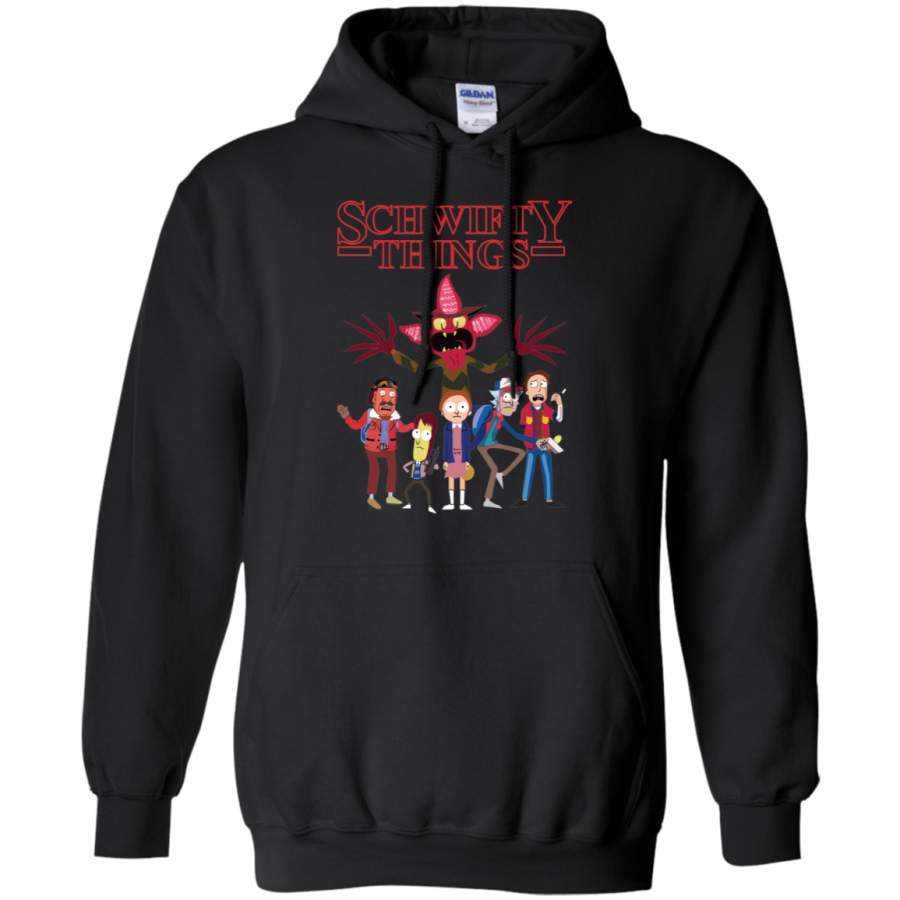 Rick And Morty Stranger things Parody Hoodie