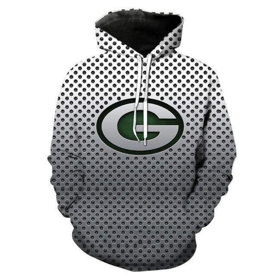 Green Bay Packers Steal Look Hoodie Unisex 3D All Over Print