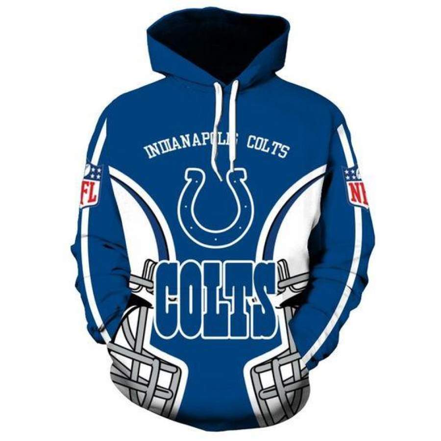 Indianapolis Colts Hoodie Unisex 3D All Over Print