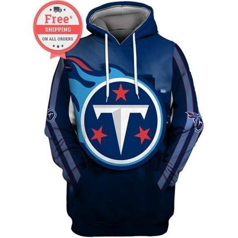 Tennessee Titans Sweatshirts Football Team Print Unisex Hoodie Unisex 3D All Over Print