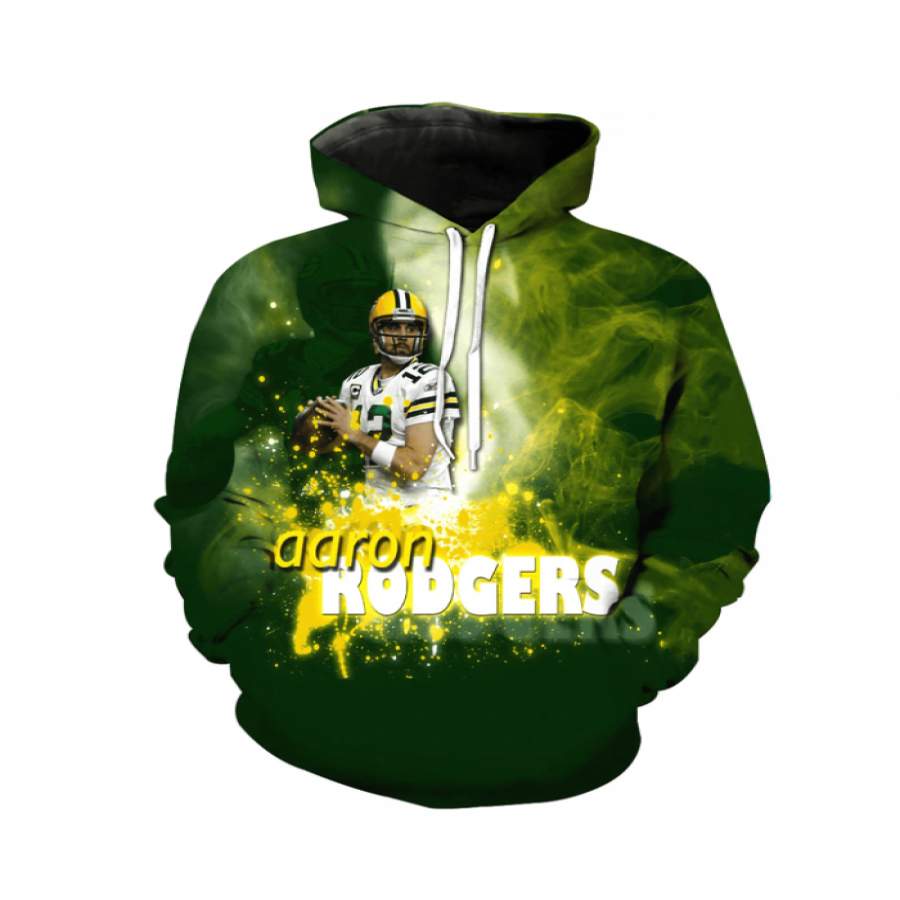 Green Bay Packers Hoodie 3D Style5673 All Over Printed