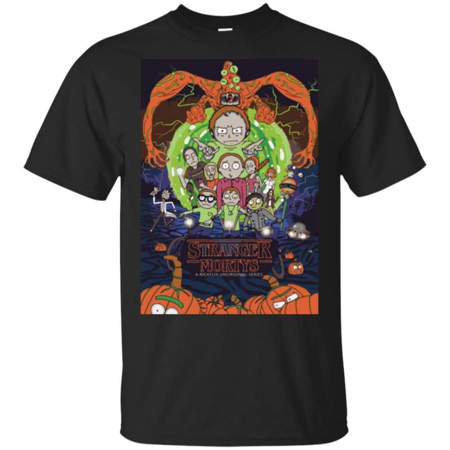 Stranger Things 3 Rick and Morty Men, women T-shirt