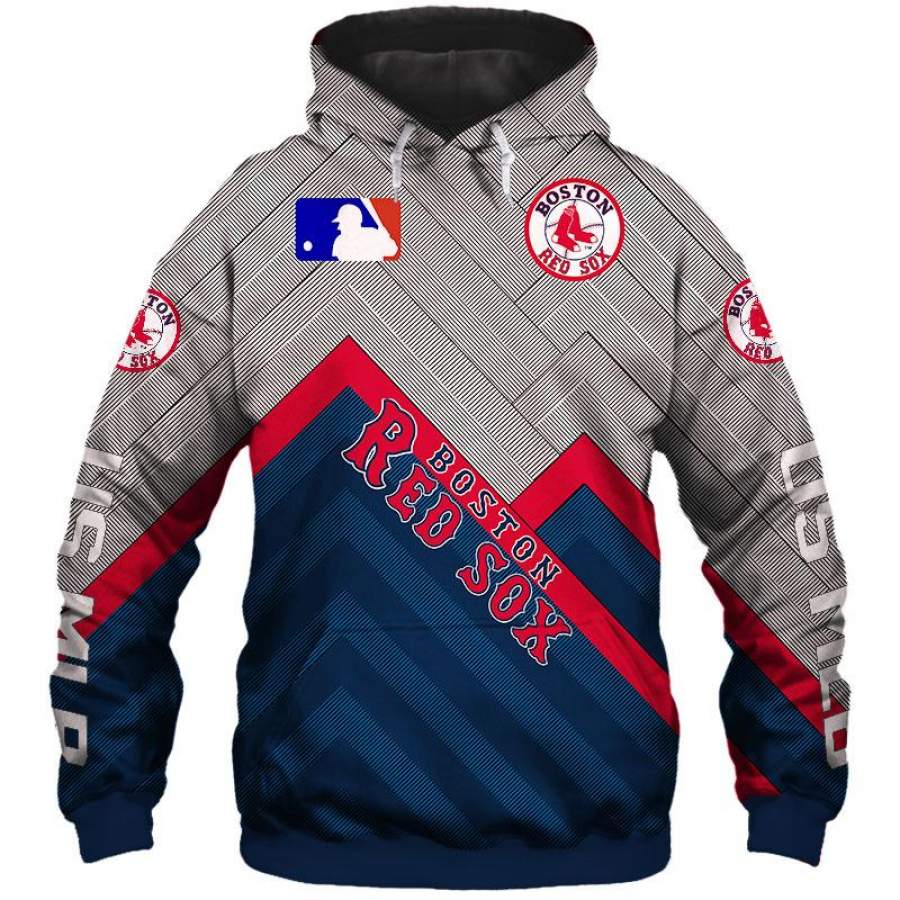 Boston Red Sox Hoodie 3D Style5432 All Over Printed