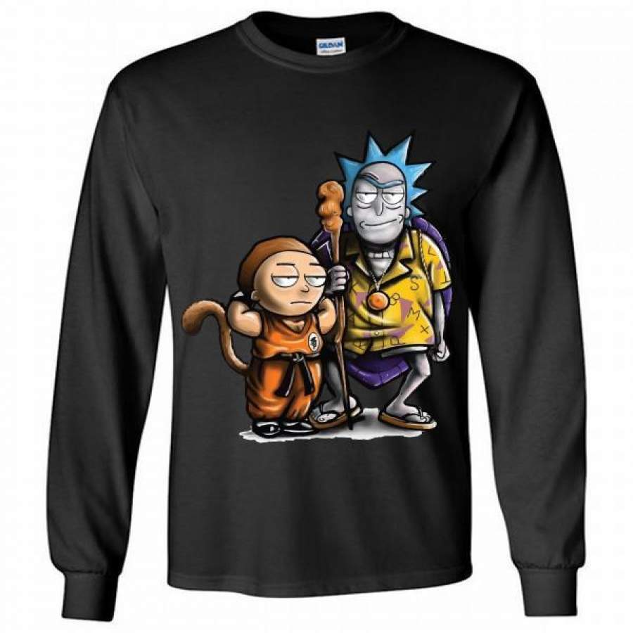 Rick and Morty X Dragon Ball Long Shirt