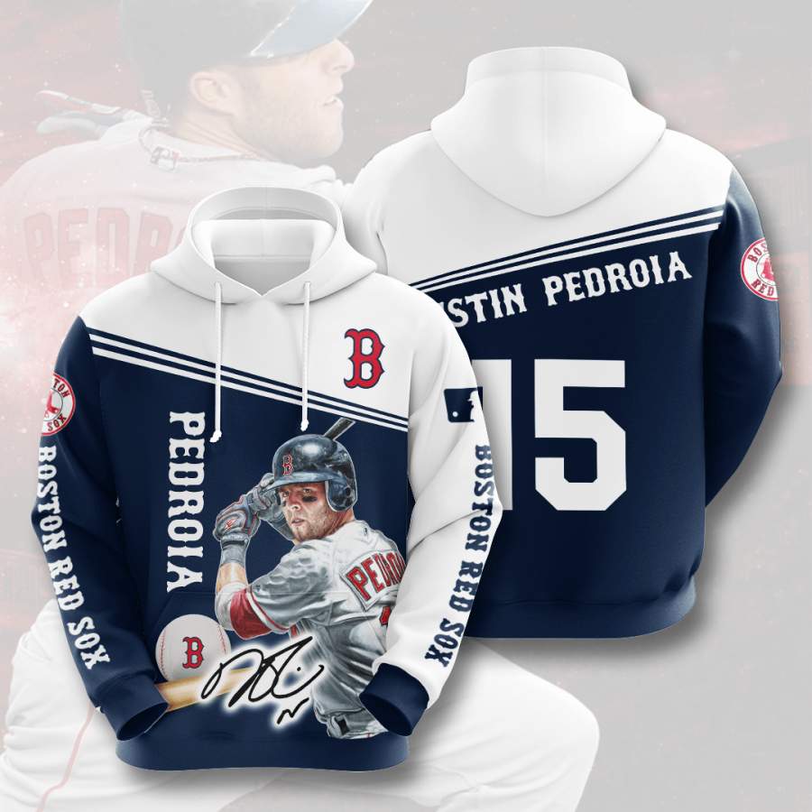 Boston Red Sox Dustin Pedroia Hoodie 3D Style4976 All Over Printed