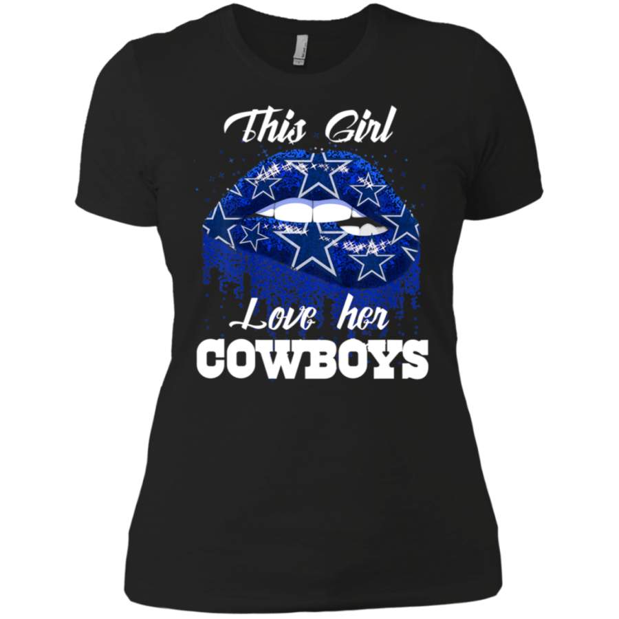 Cowboys football Dallas Fans American Ladies’ T-Shirt