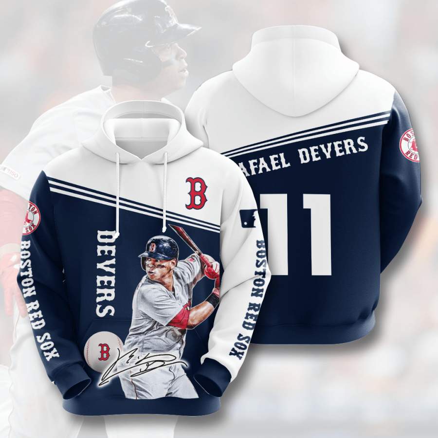 Boston Red Sox Rafael Devers Hoodie 3D Style4930 All Over Printed