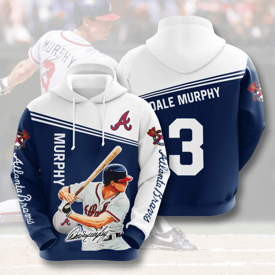 Atlanta Braves Dale Murphy Hoodie 3D Style4893 All Over Printed