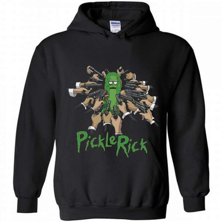 Rick and Morty Pickle Rick John Wick Solenya Hoodie