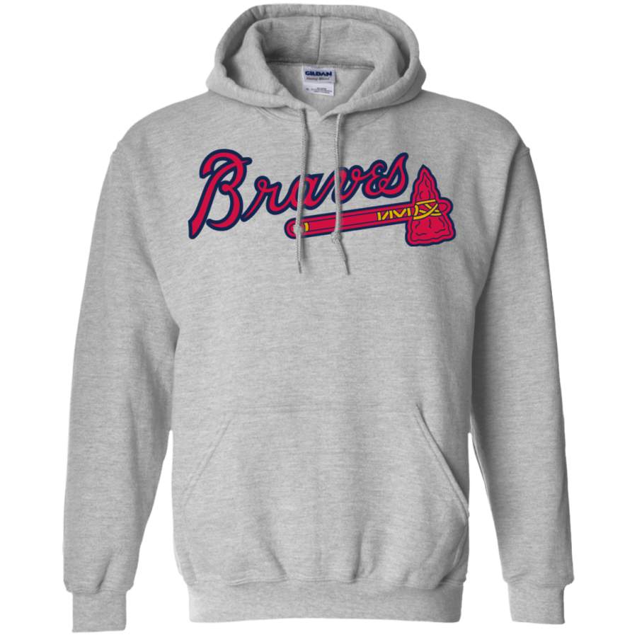 Atlanta Braves Baseball Pullover Hoodie 3D Style1704 All Over Printed